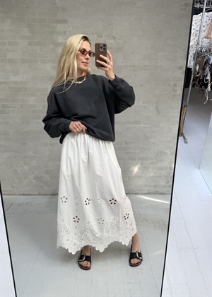 Trine skirt White Cutwork Sissel Edelbo 